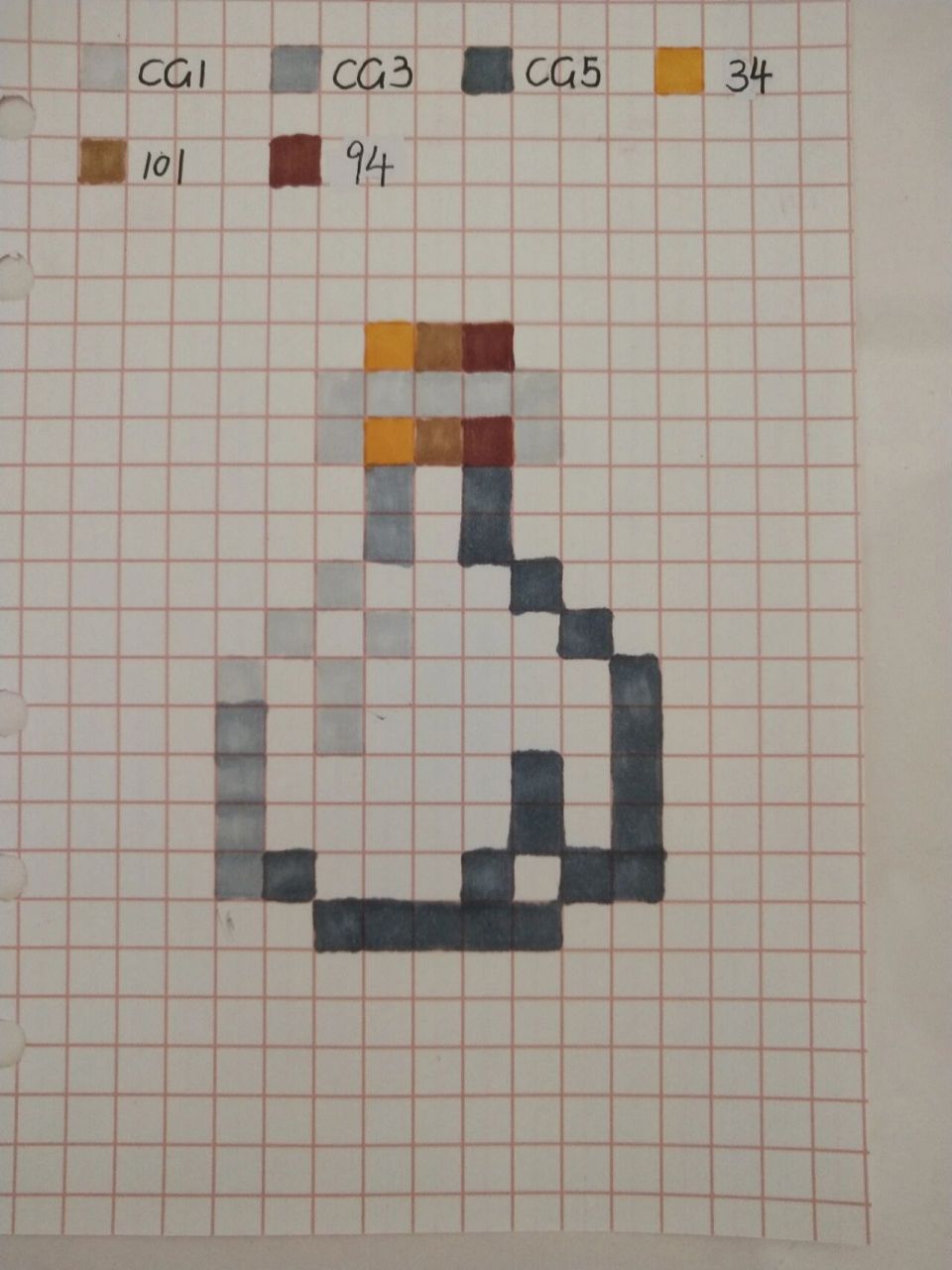 我的世界像素画——玻璃瓶 好久没更新了,太忙了