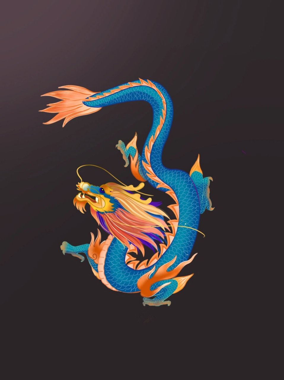 素材|国潮中国文化吉祥物龙免抠元素png|94 78今天继续分享国潮