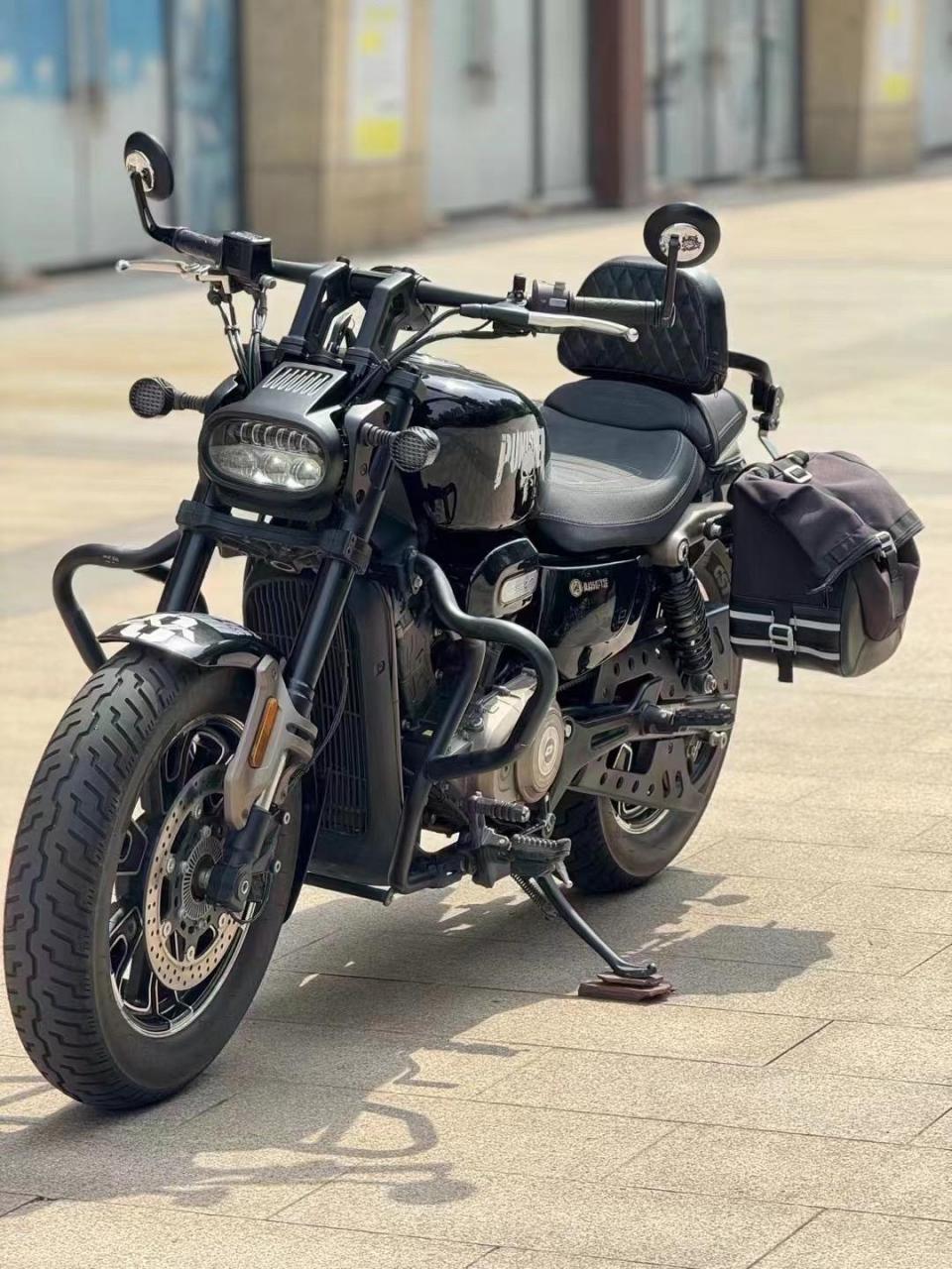 2023年钱江qj闪350 复古巡航车 个人一手车 车况精品 原版原漆 新车