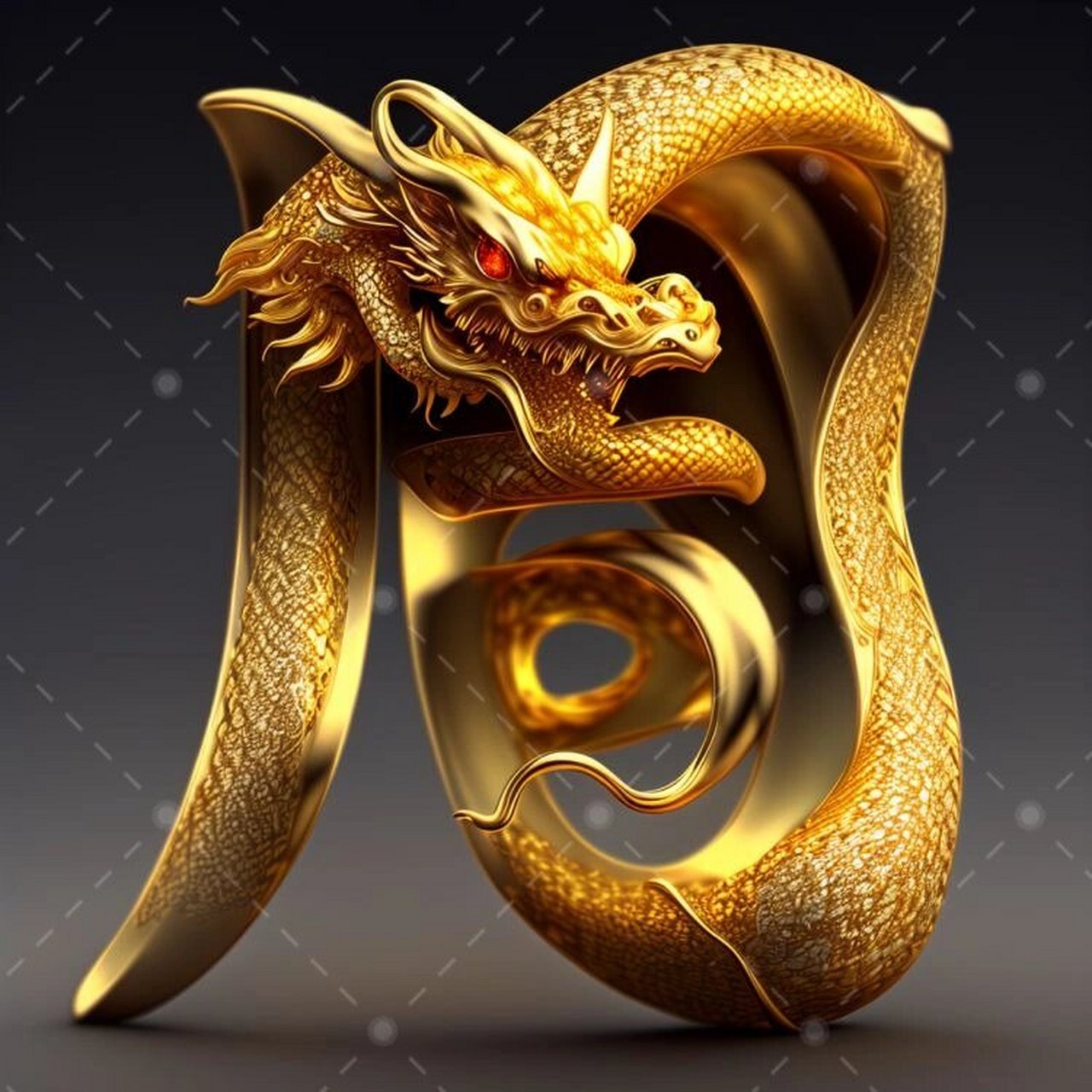 霸气黄金龙姓氏头像 霸气黄金龙姓氏头像来了