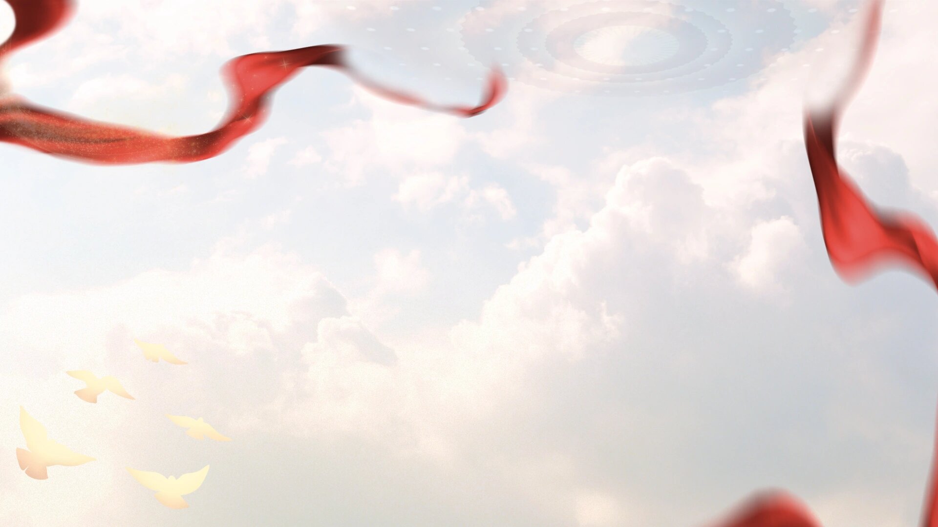 红白色大气庄重ppt背景图