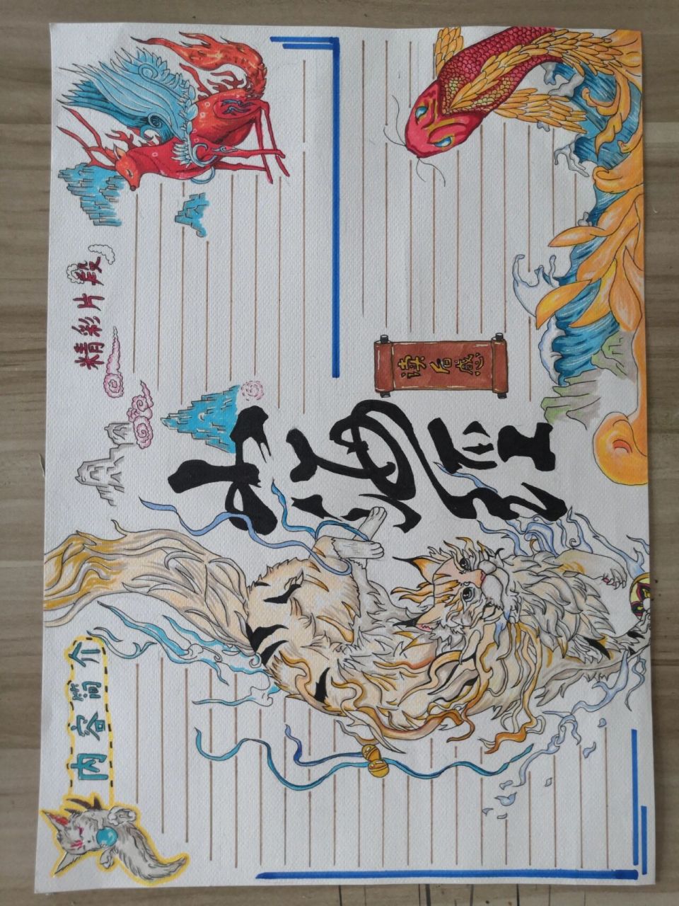 《山海经》手抄报(下) 《山海经》手抄报(下)