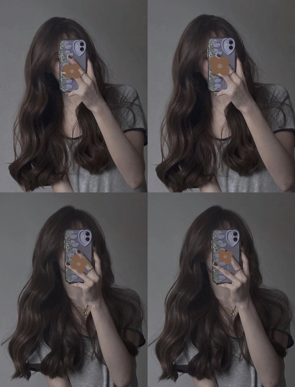 氛围感美女必备 中长发发型蓬松烫气垫烫法式烫发中长发烫发 染设少发