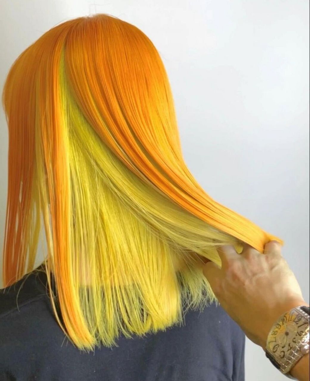 神仙秋季挑染发色78层次感十足的彩虹糖果96 发色欣赏98 层次感