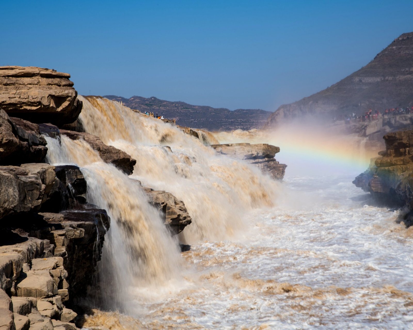 自然风光系列之壶口瀑布 黄河咆哮送激流,汹涌澎湃入壶口.