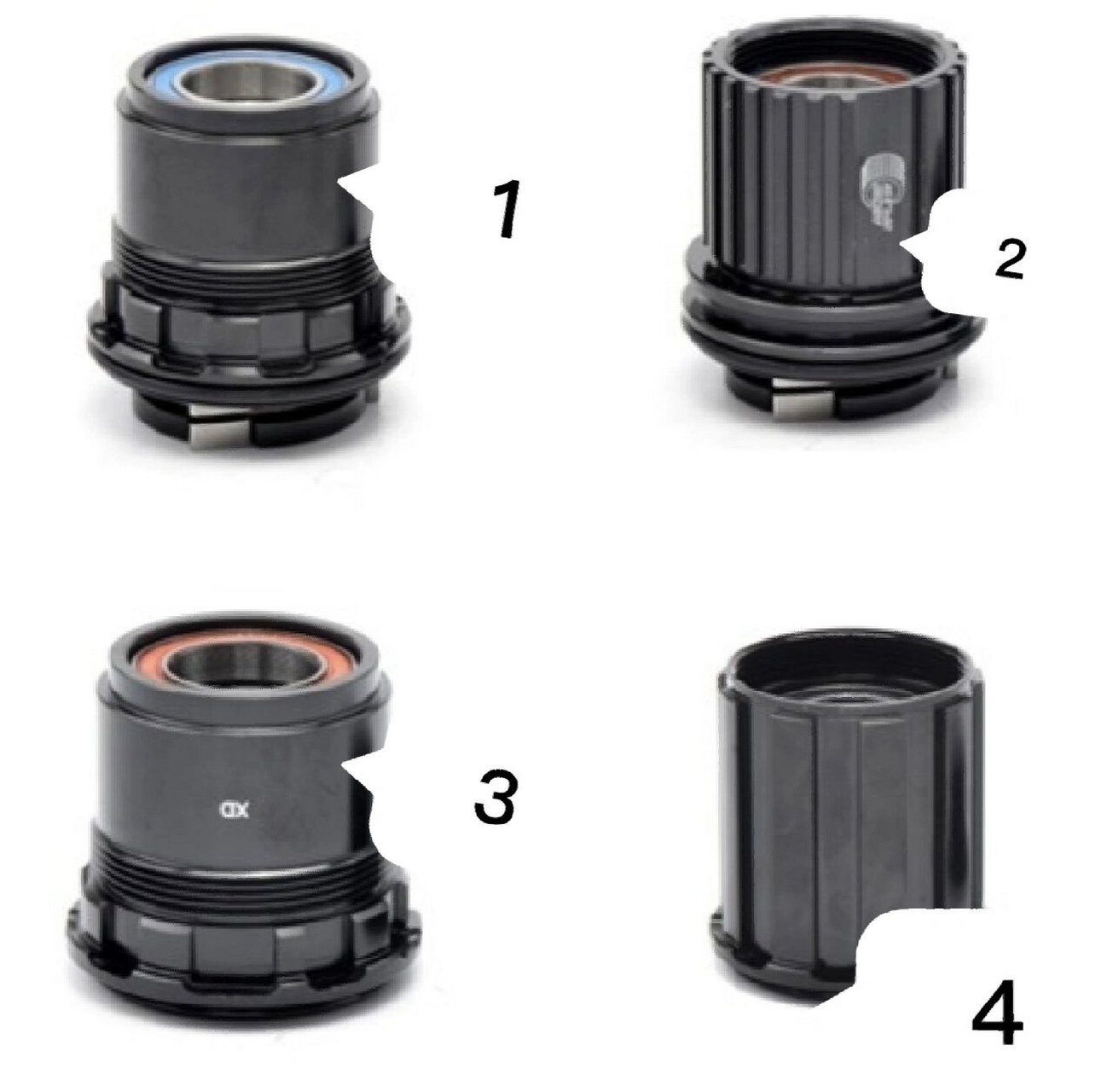 山地公路自行车的各类塔基及兼容问题介绍 禧玛诺的sh塔基(图4)(也称