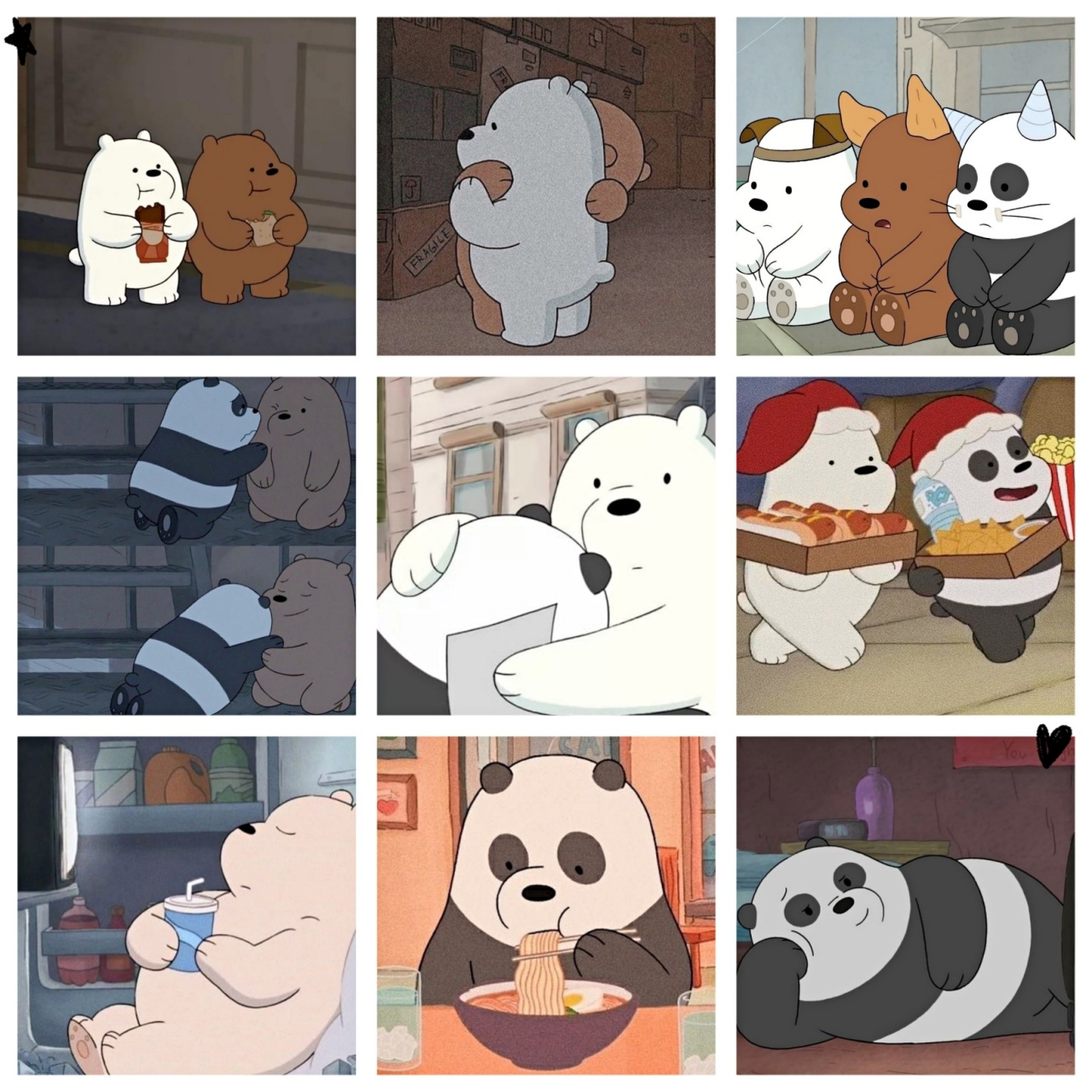 頭像 壁紙圖∣【咱們裸熊】webarebears 三隻裸熊真的太可愛了 蒐集了