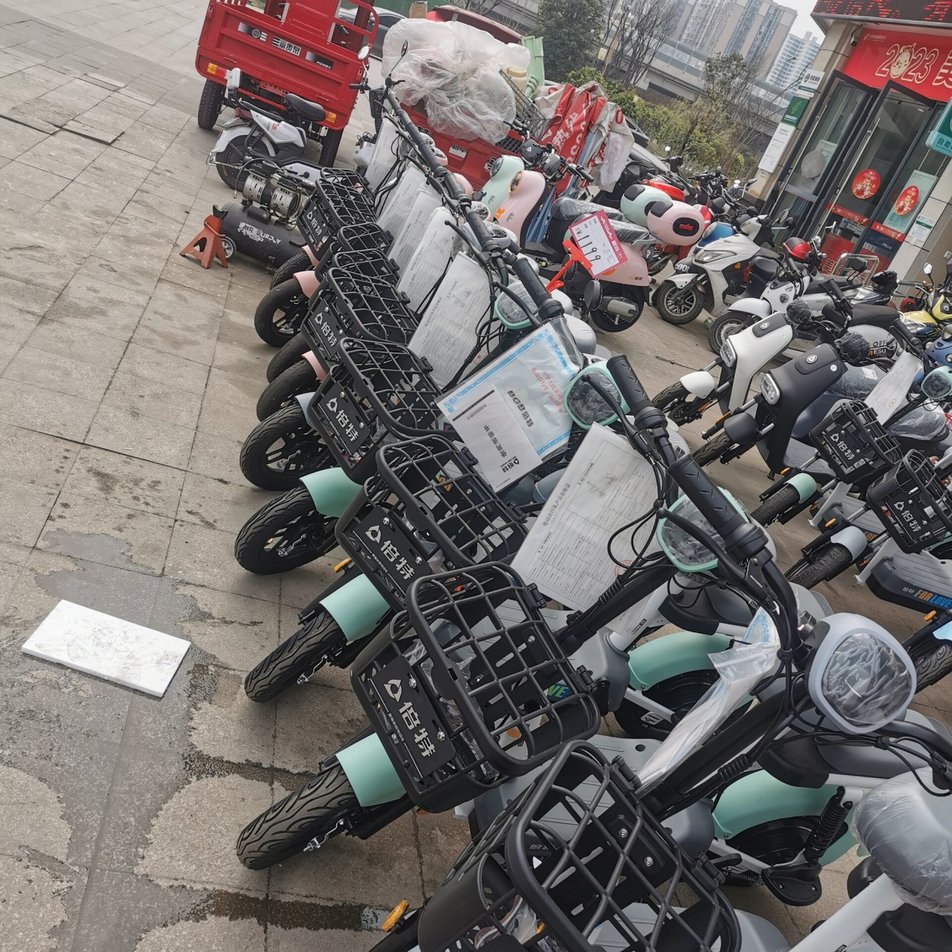 全新48伏12安倍特电动车仅需1199元 全新非二手电动车 	 行驶里程40