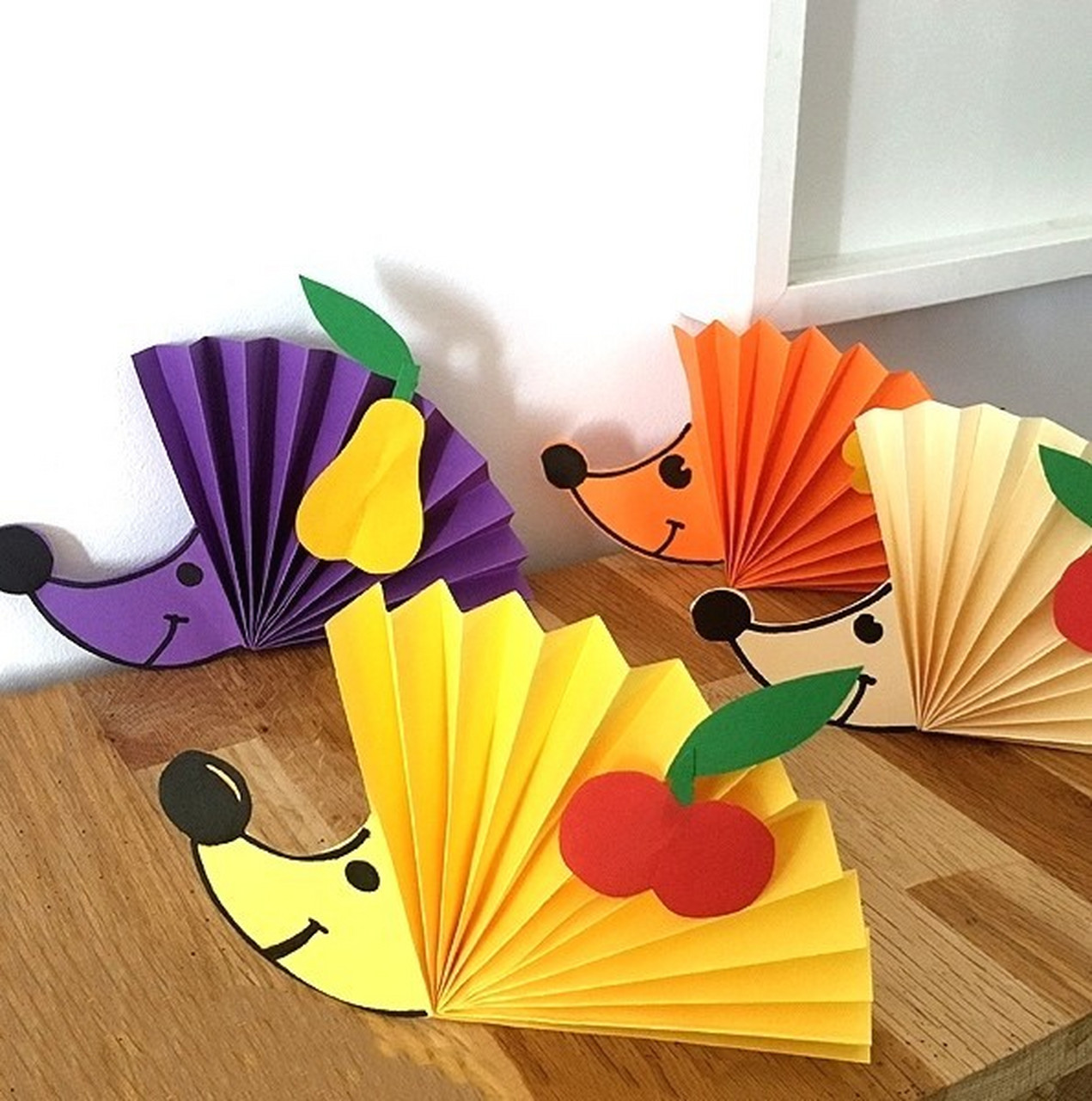 0202 	 9191:折纸小刺猬,哄小孩神器,大人孩子都看得懂,一遍