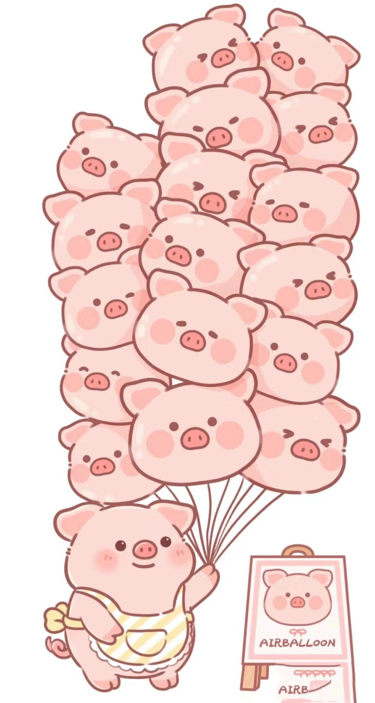 小猪猪可爱壁纸来喽