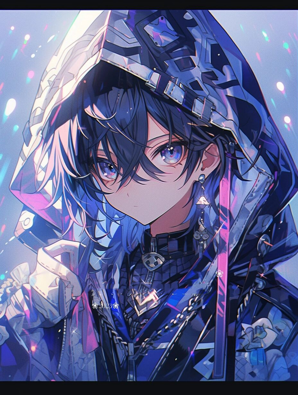 清透粉蓝|温甜幻想|清爽蓝色系男生头像 97粉蓝这种梦幻的配色,放在