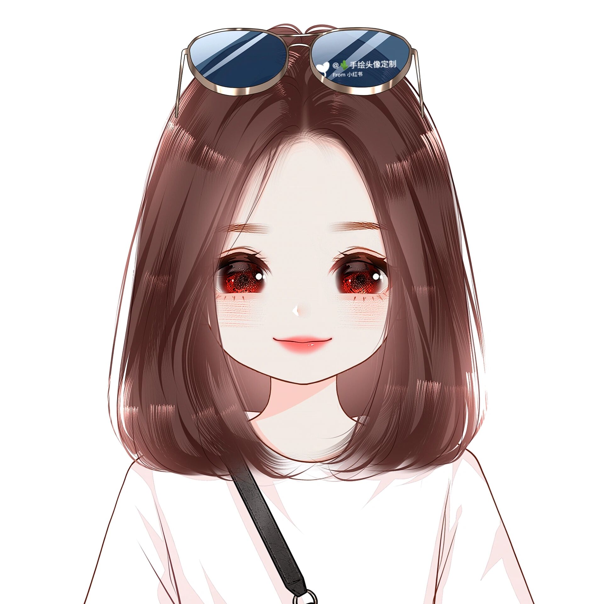 简单干净有气质的手绘动漫头像|微信头像