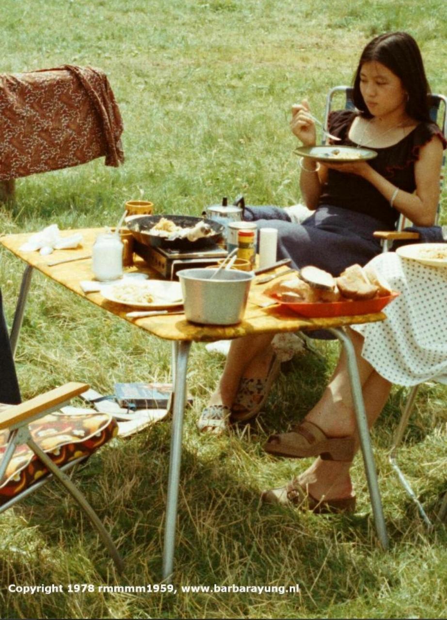 在成为黄蓉之前的翁美玲 无意中刷到翁美玲少女时期在英国的照片,被