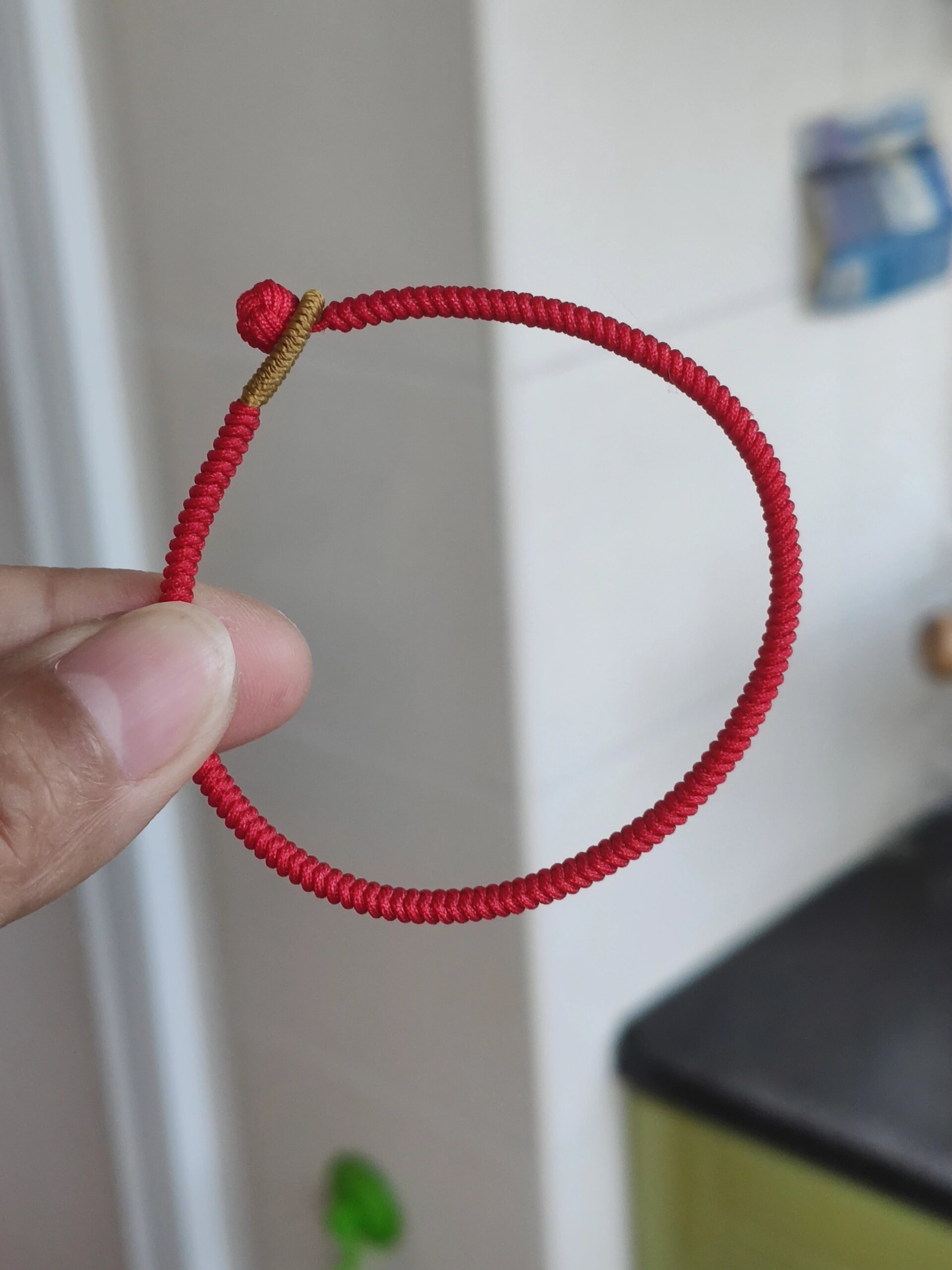 嘎嘎好看没有烧粘痕迹的无痕金刚结手绳教程