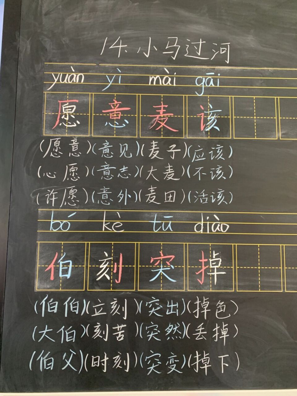 二下语文14《小马过河》课堂笔记 #部编版语文二年级下册# #小学语文