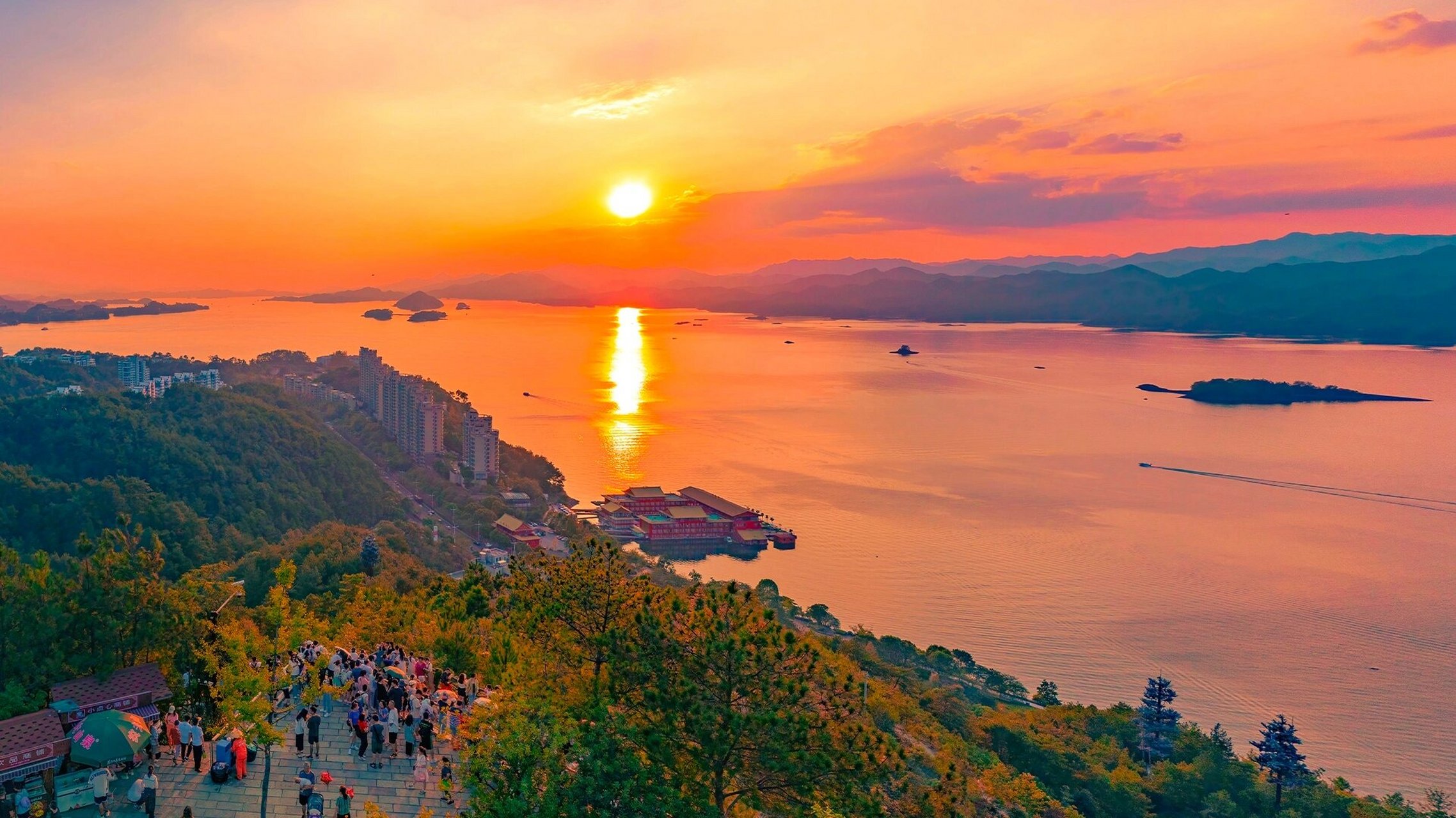 千岛湖网红打卡点:天屿山观景台 来啰来啰千岛湖景点看这里95