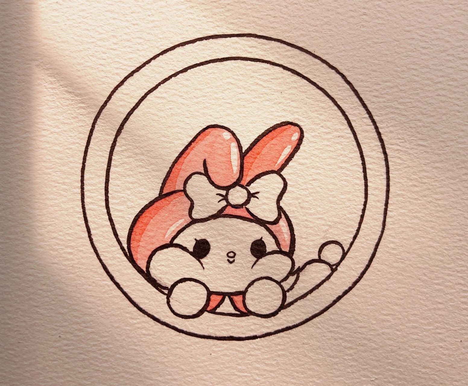 美乐蒂简笔画 我没什么特别,只是特别……特别喜欢你……喜欢你78