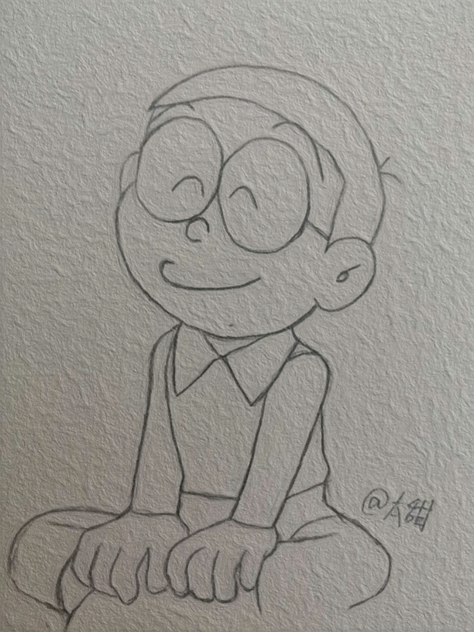 简笔画|是大雄呀(附步骤) —虽然大雄没有过人的条件,没什么才华,有