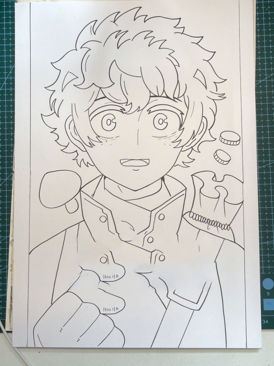 马克笔手绘/动漫人物男生/日系动漫/儿童画          板绘作品临摹