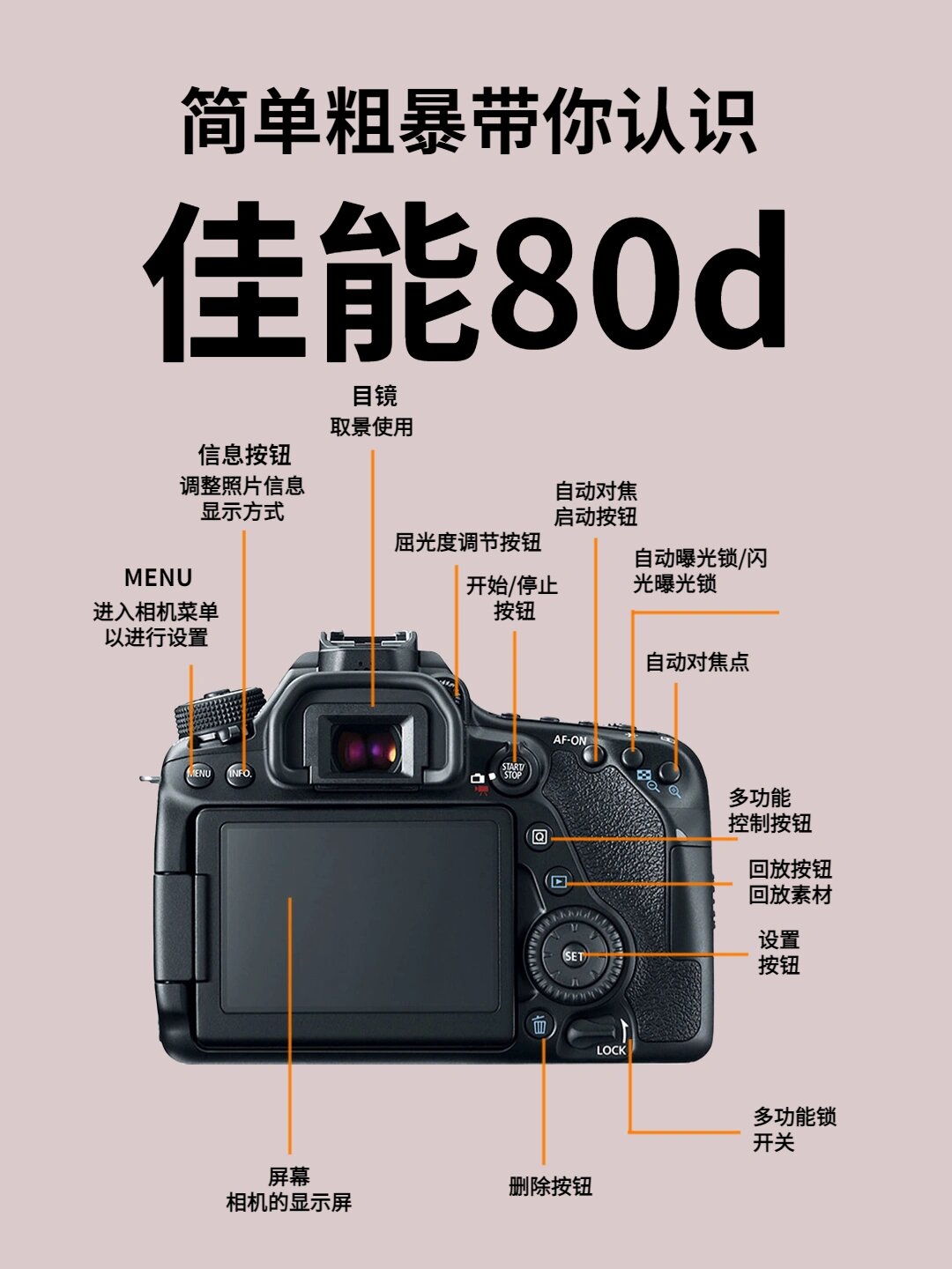 佳能eos50d按键图解图片