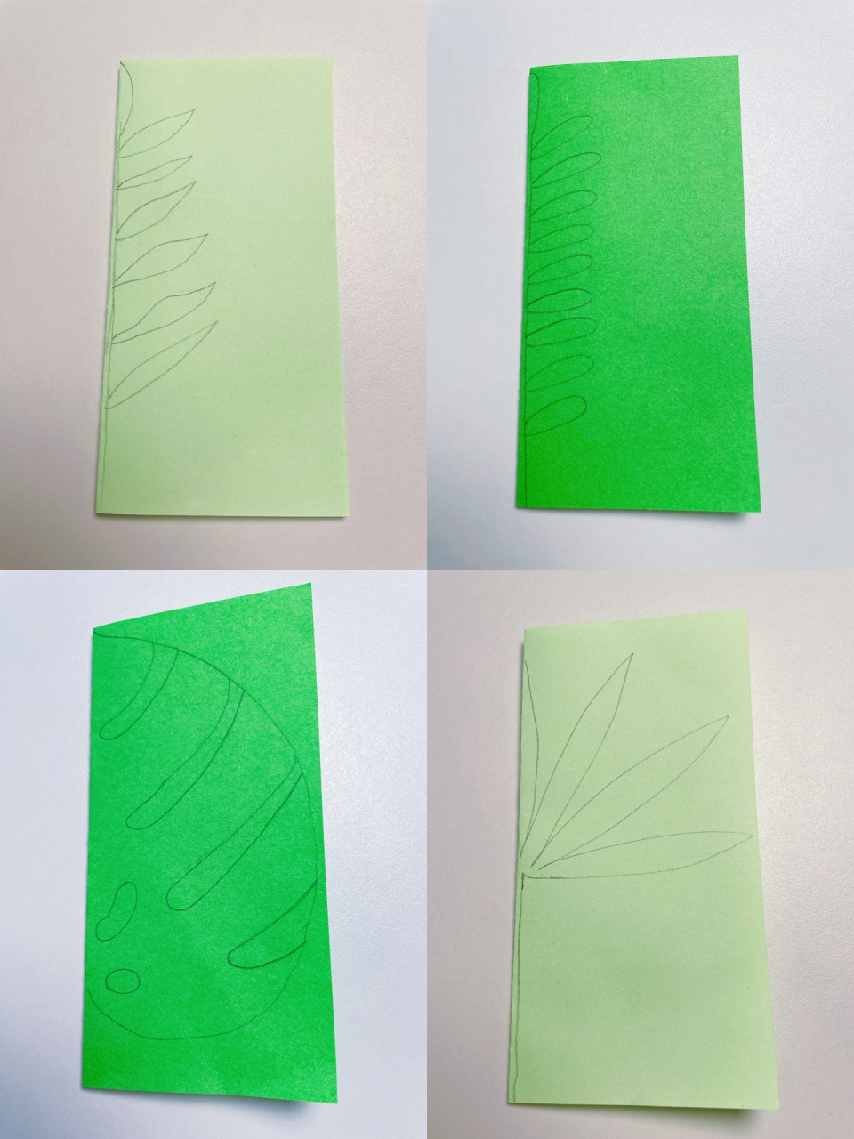 剪纸教程-森系树叶91 春日剪纸持续更新中