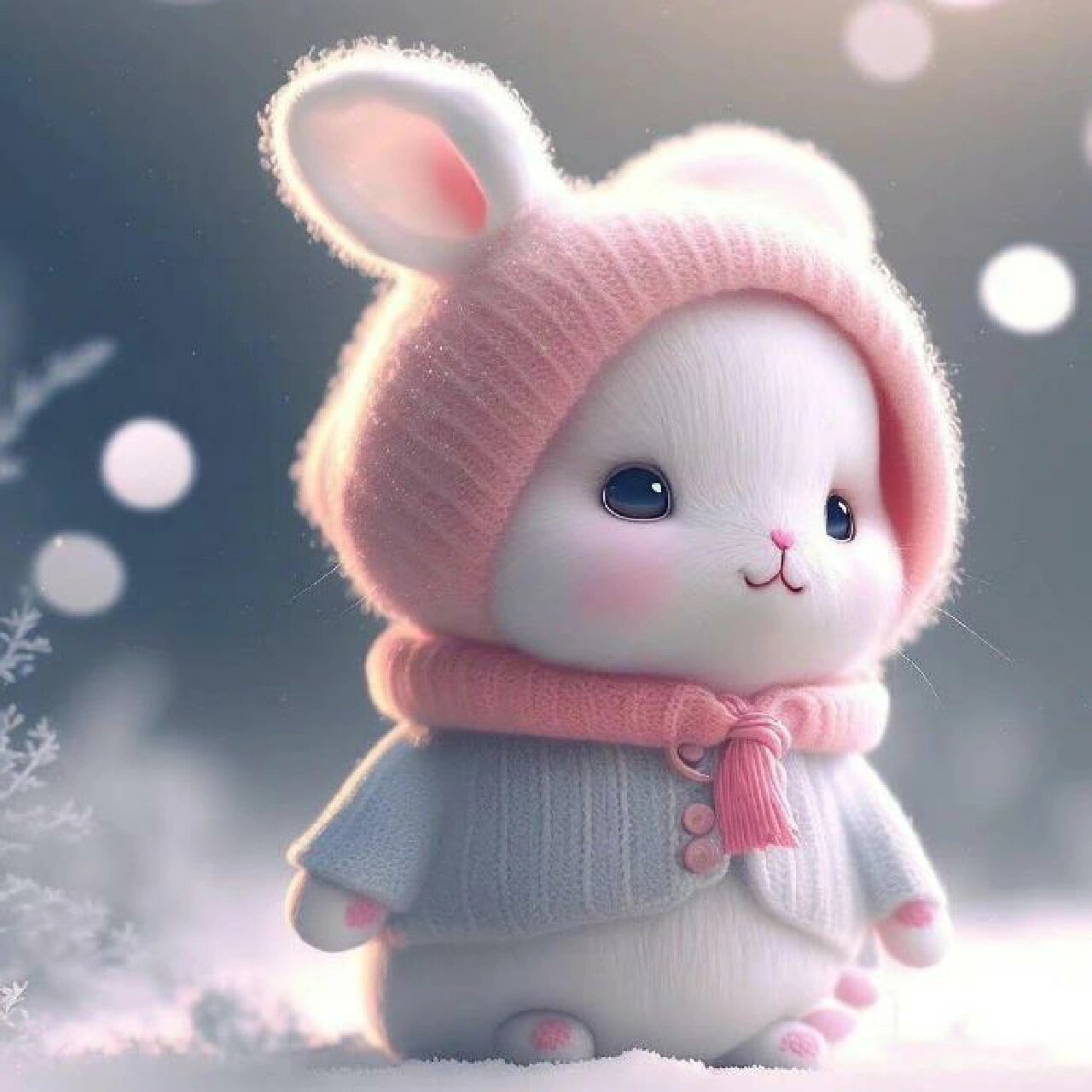 可爱的小兔子头像哟!