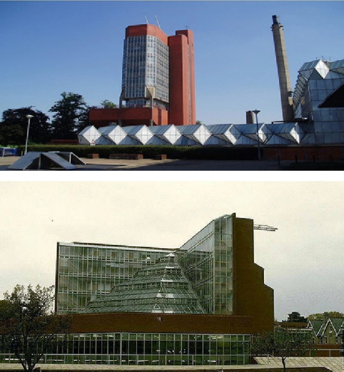 外国近现代建筑史之战后现代主义 理性主义:哈佛大学研究生中心(协和