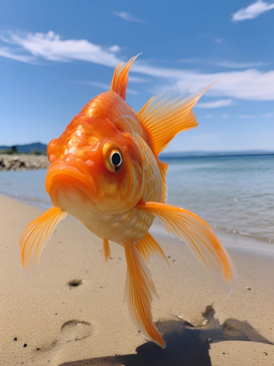 小金鱼的种类繁多,形态各异,有的红白相间,有的五彩斑斓,是许多人喜爱