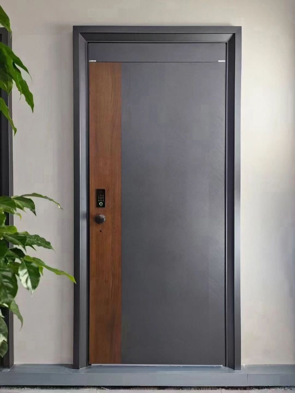 八款入户防盗门 明合页暗装加悬浮门头