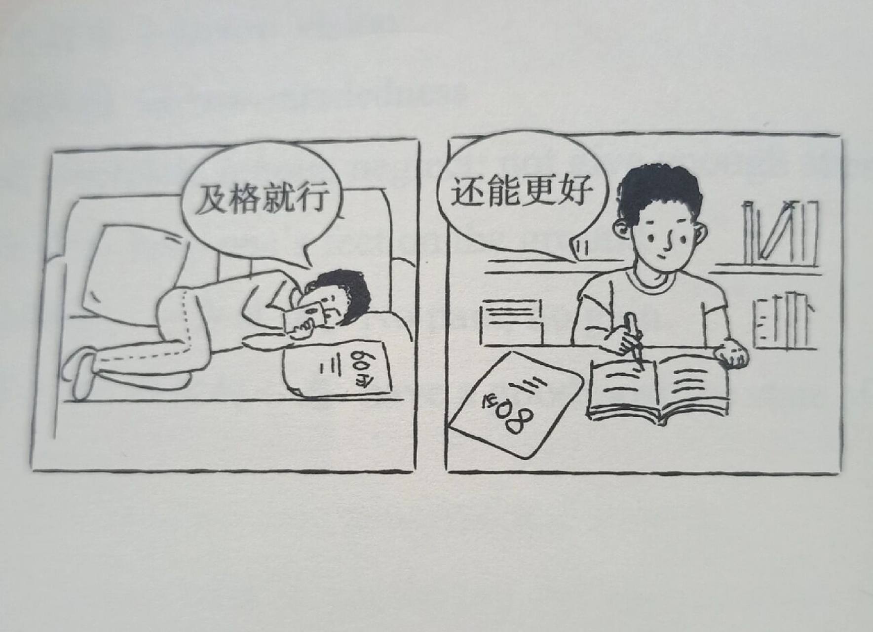 02英一74石雷鹏 冲刺背诵20篇(大02) 图画作文(对成绩的态度) 练