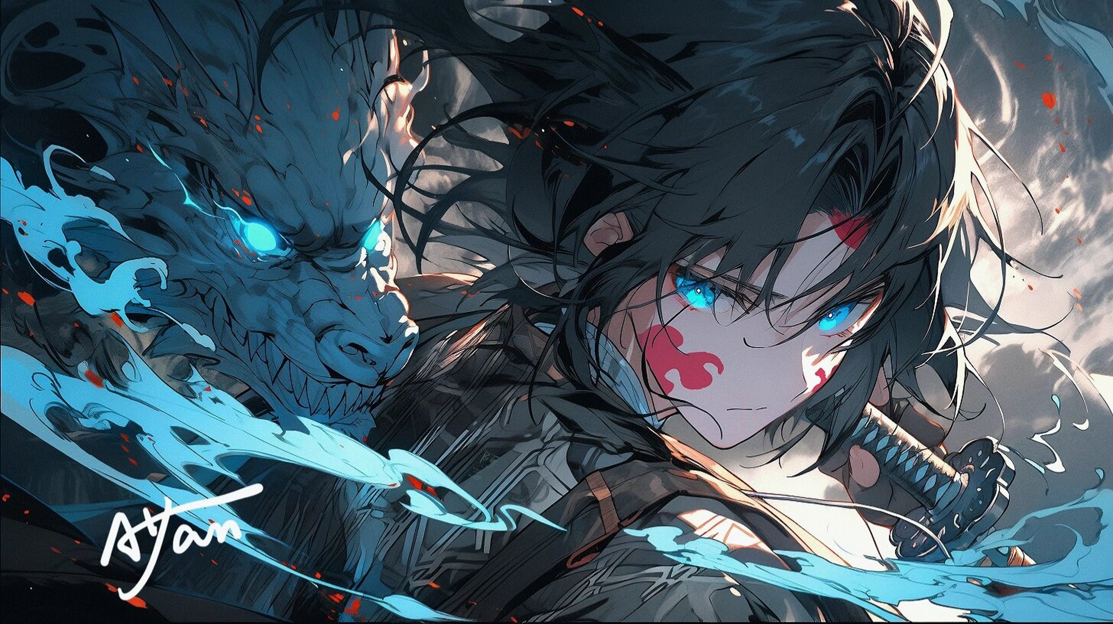 鬼灭之刃|电脑壁纸|时透无一郎 鬼灭之刃  无一郎 "无,是无限的无"