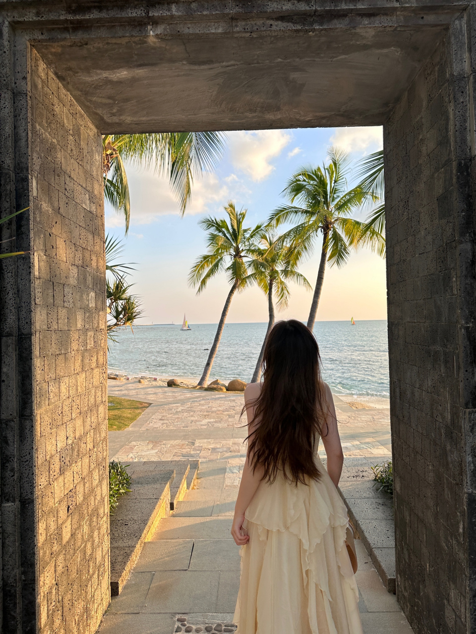 三亚游客照04 三亚的珊瑚湾文华东方真的太美腻太出片了!