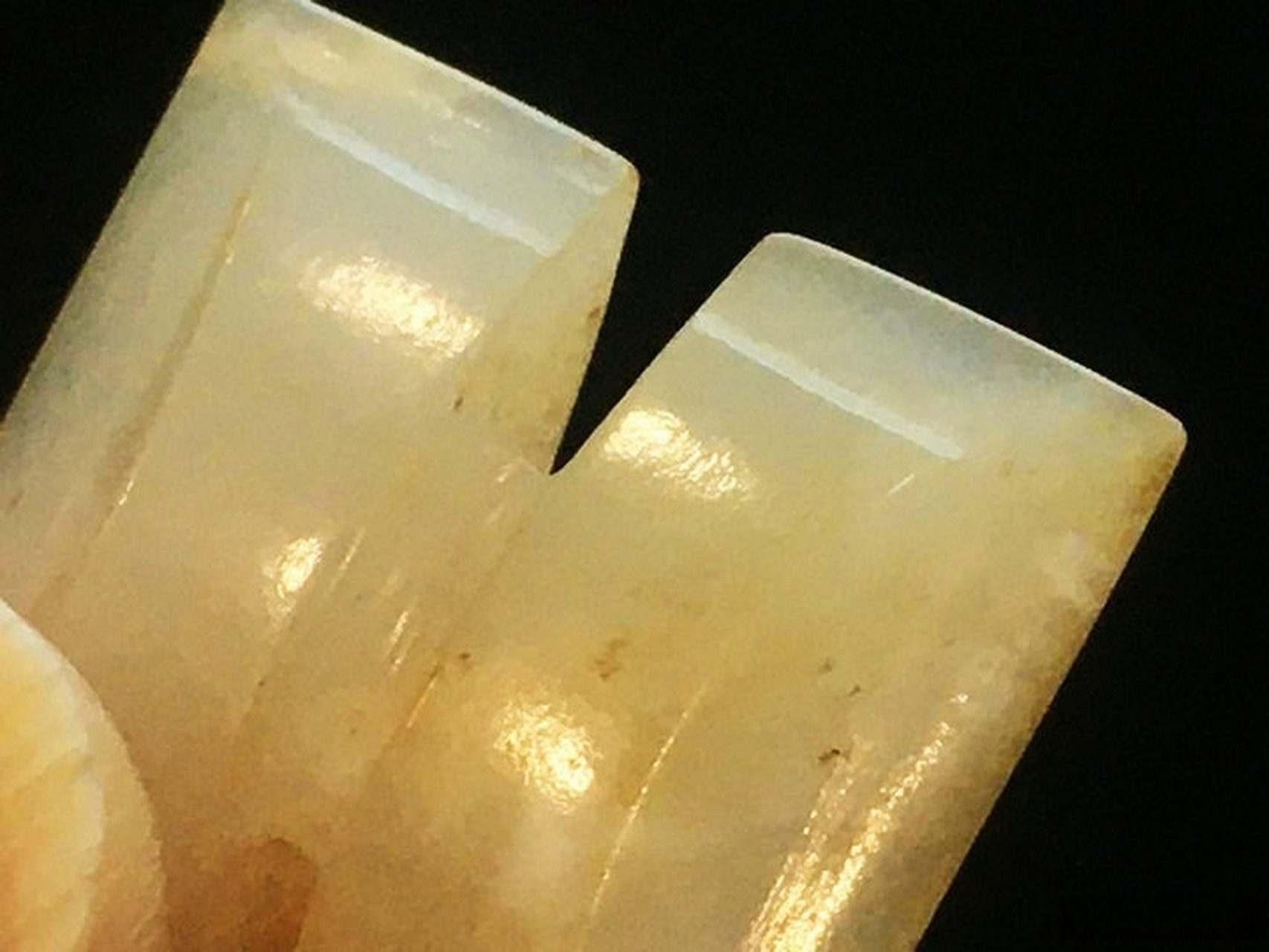 古玉居珍藏# 汉 玉琚,工字佩,包浆,宝光,边缘磕损的氧化层,都是时光