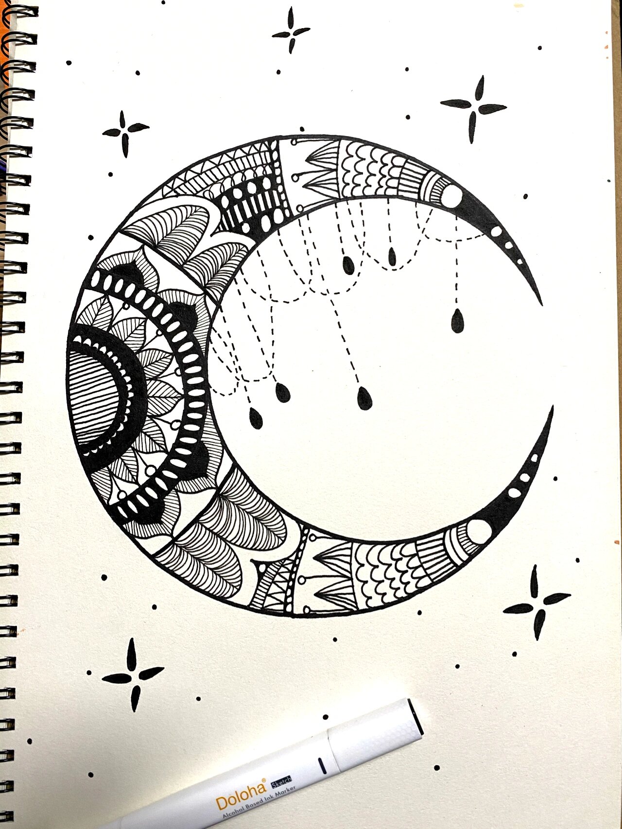 简直无敌了 黑白线条画真的高级美 装饰画