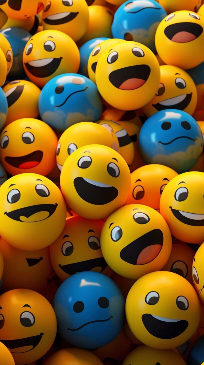 笑脸表情963d壁纸泰酷辣～  9278被这些超可爱的笑脸表情壁纸