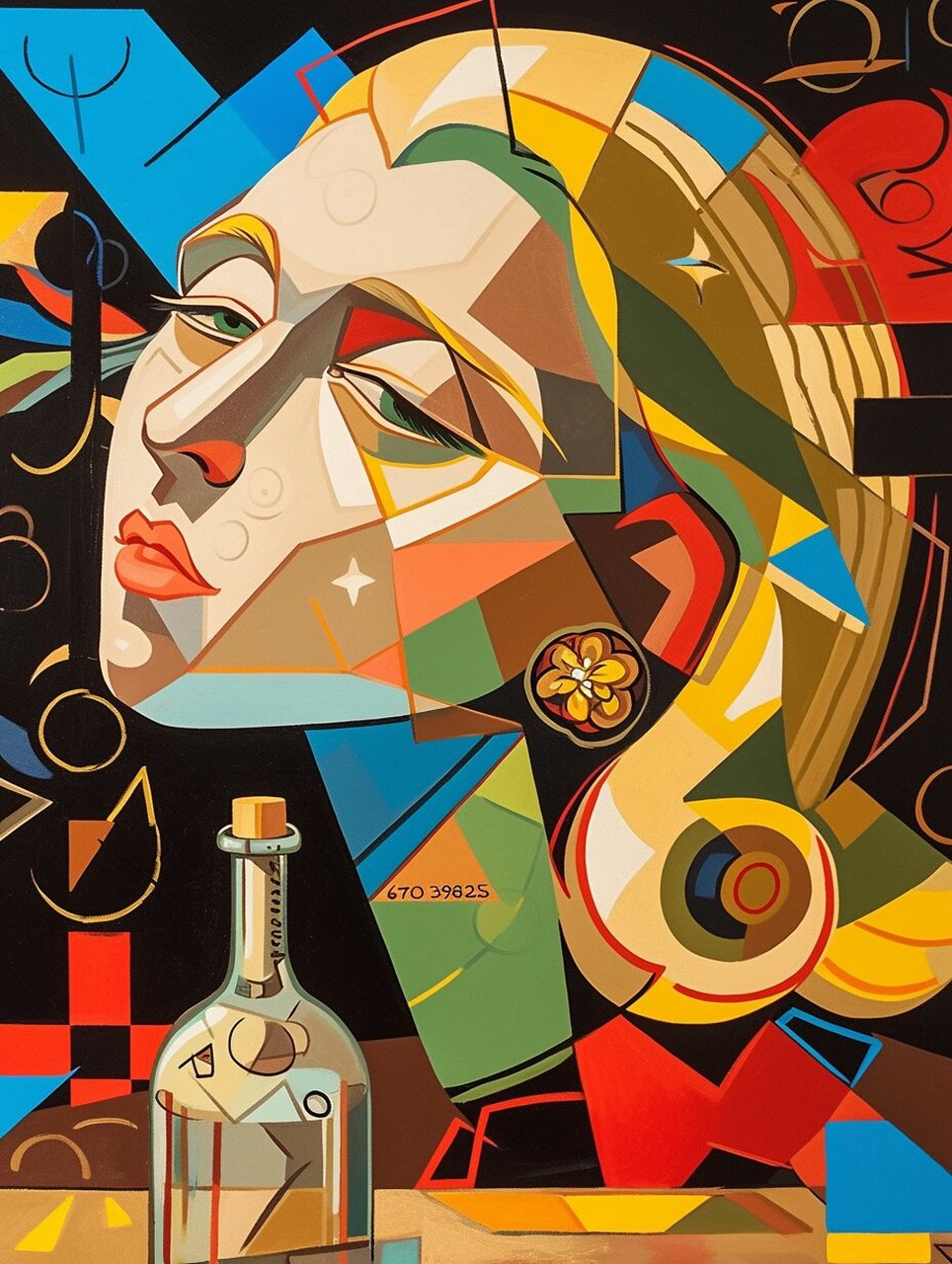 油画|毕加索风格