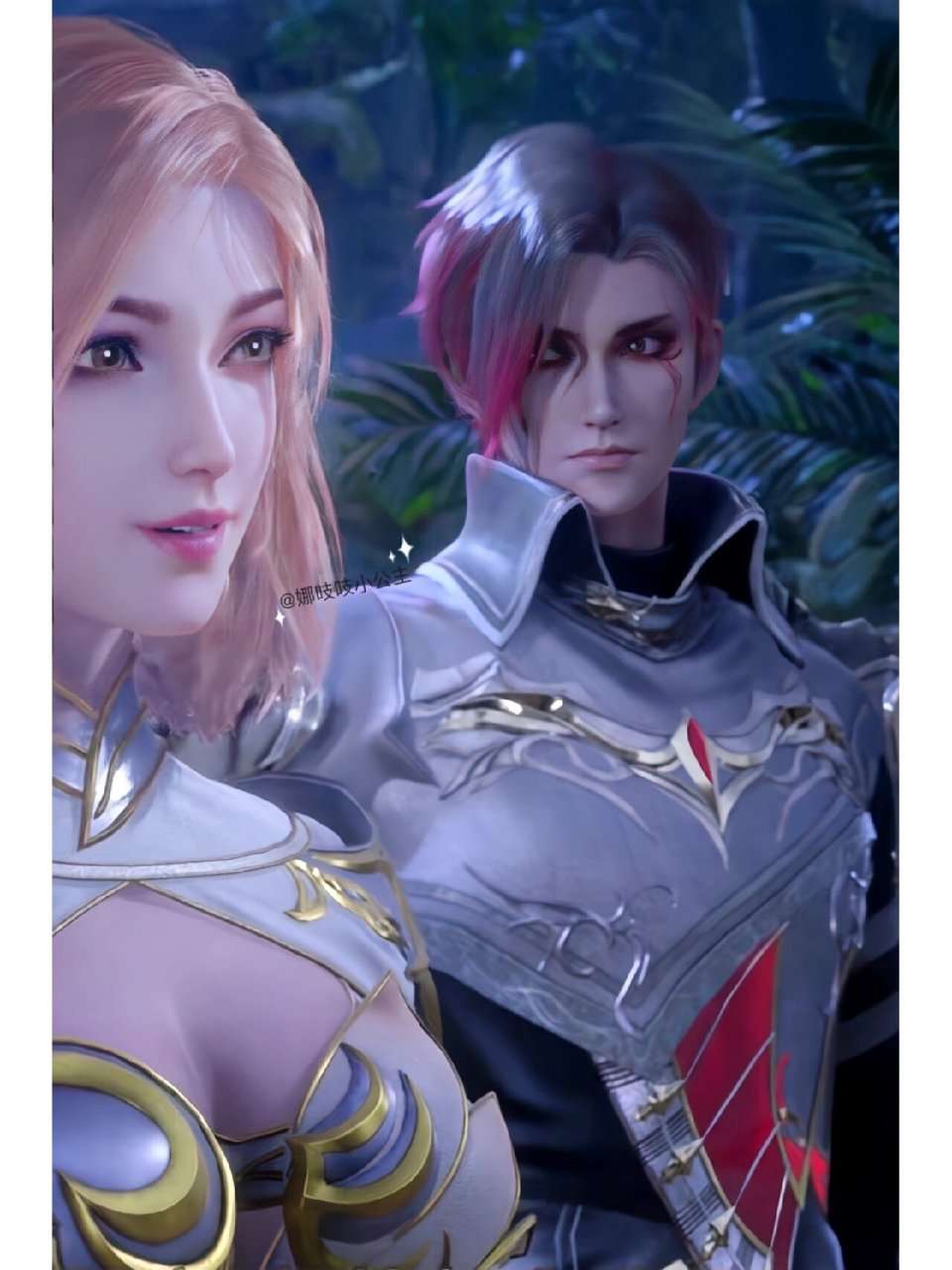 颜值系兄妹,爱了我的宝 #斗罗大陆# #胡列娜# #邪月# #高清壁纸