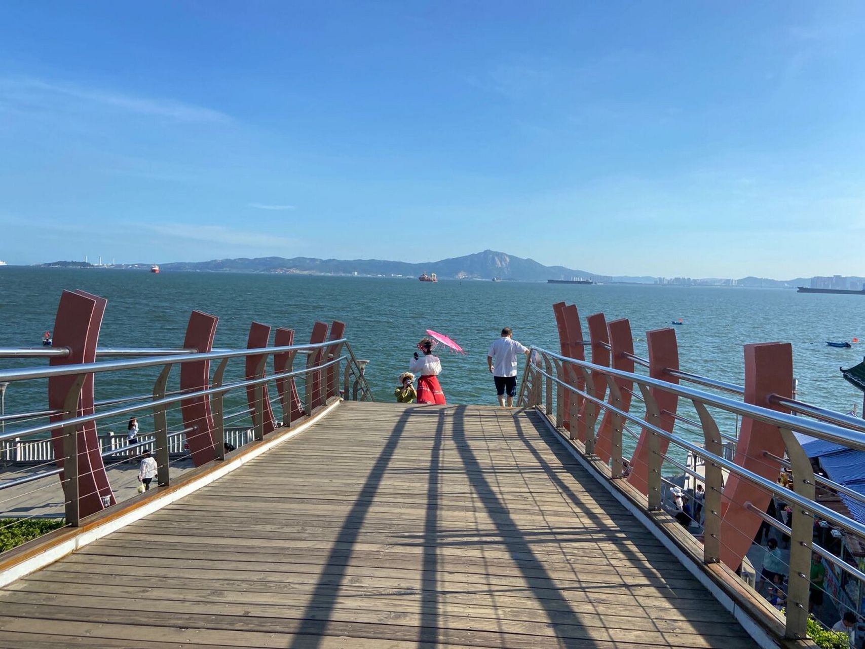 99曾厝垵 鱼骨天桥～天气好的时候这个角度就是绝美!