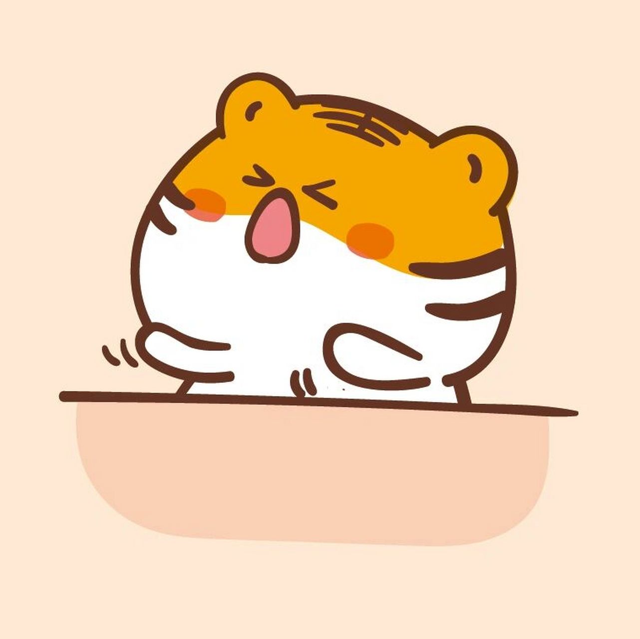 小老虎头像分享卡通可爱2022虎年生肖 谢谢喜欢 免费截取做头像 商业