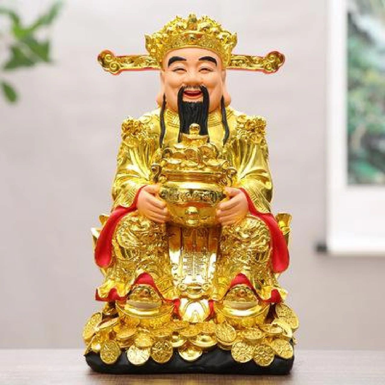 2,财神摆放位置上方不能有横梁.