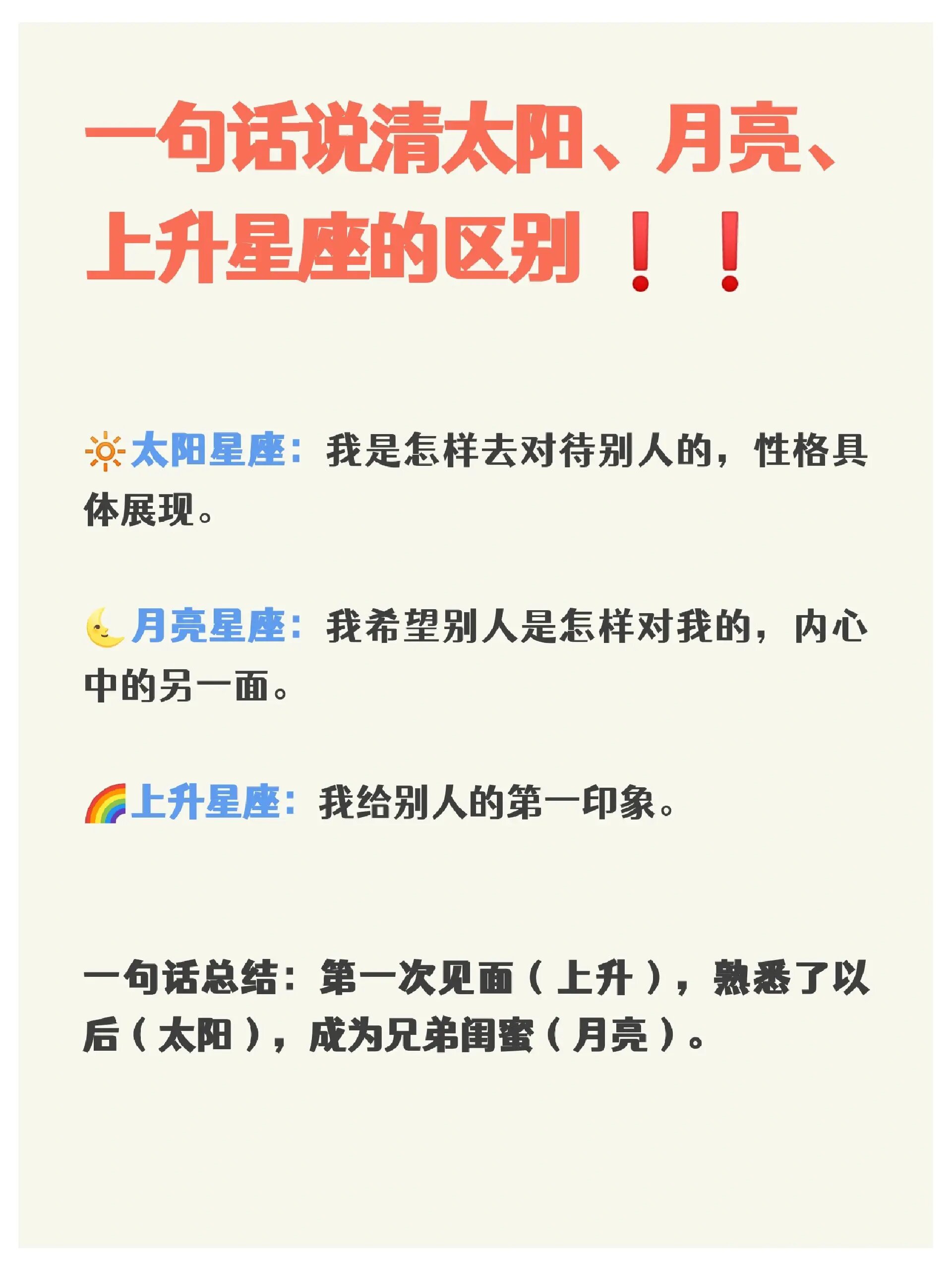 一句话说清太阳,月亮,上升星座的区别75
