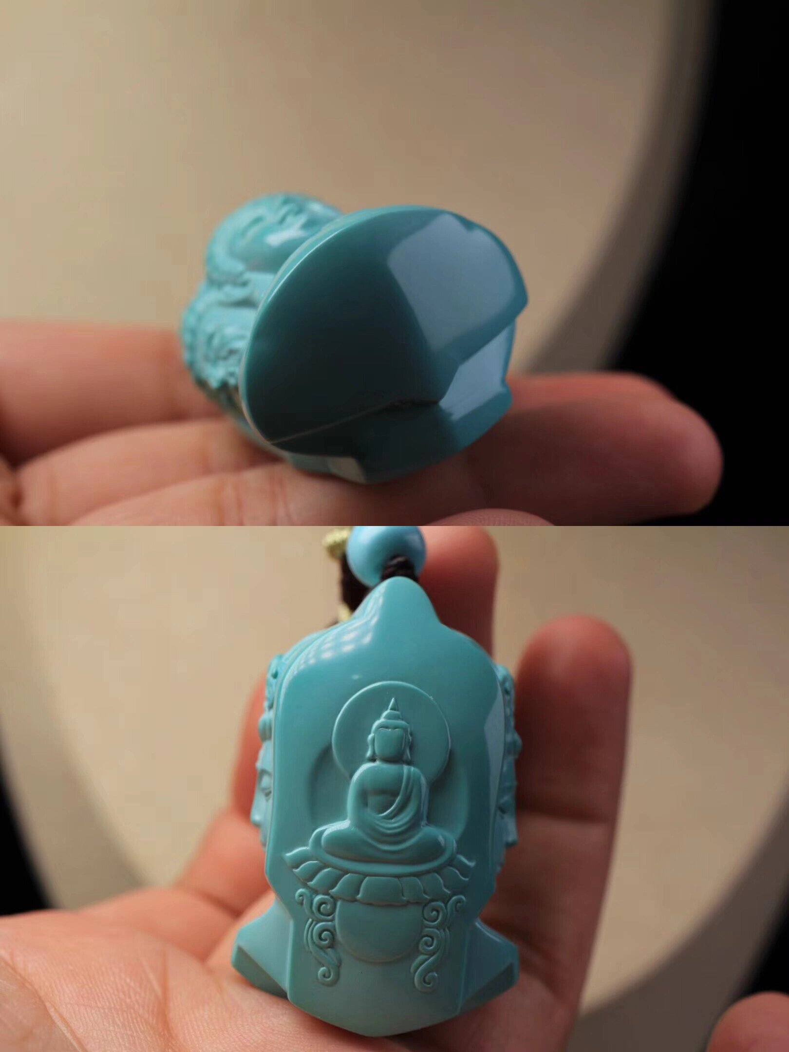 北工名师料工重器,绿松石一念之间立体雕件