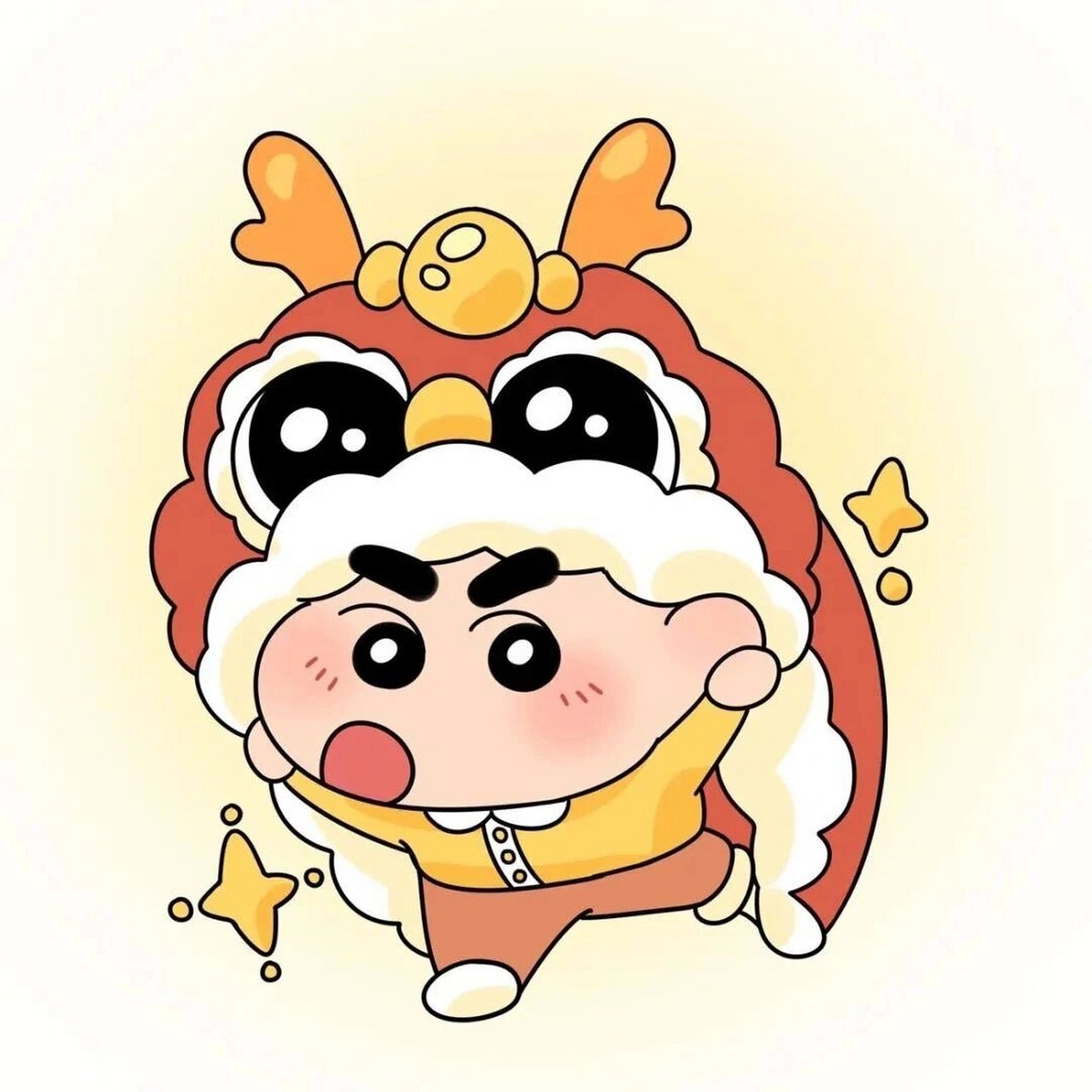 蜡笔小新春节可爱头像