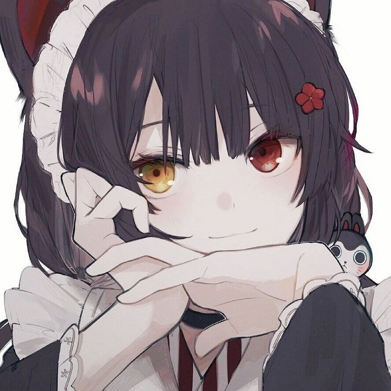 猫耳少女头像绝绝子 看到大家这么喜欢猫耳动漫头,那就再更新一波～有