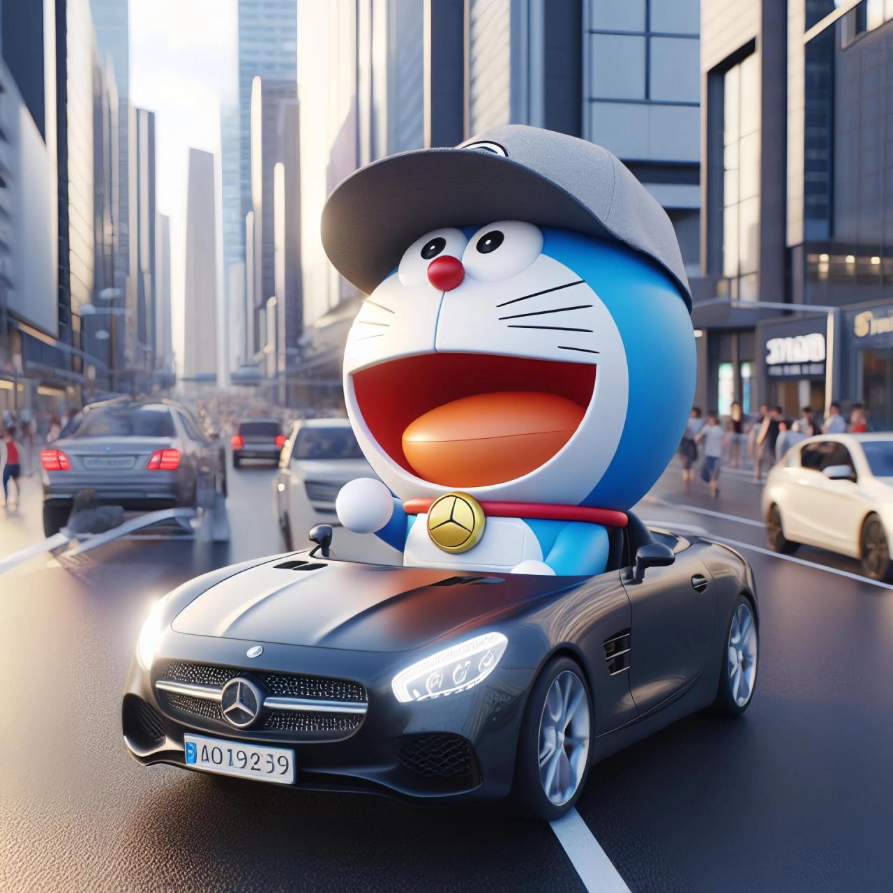 小哆啦开大g了,怎么大g看上去像小g了 小哆啦开