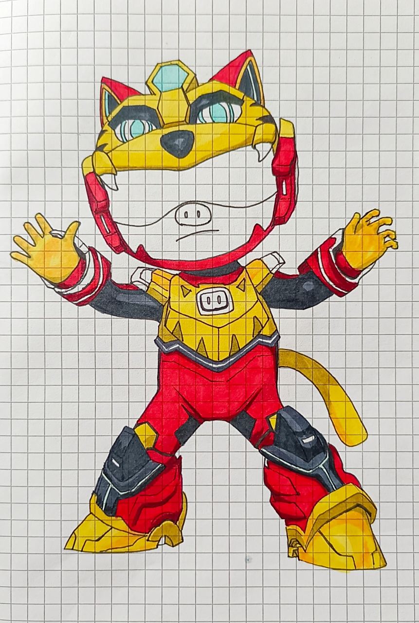 拿去画吧 #画画的日常# #画画# #猪猪侠# #上色过程# #上色# #绘画