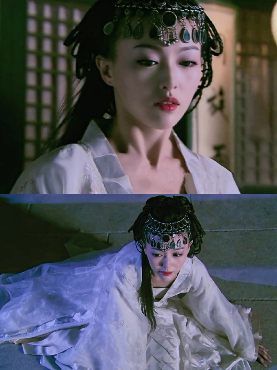 穿白衣丧服的紫萱绝美[可怜]