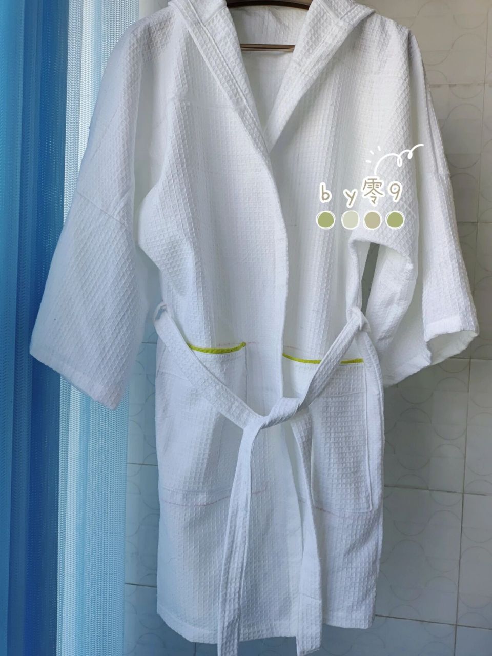 成人连帽浴袍(有裁剪图 第n 21件,浴袍还挺费布的,但是制作还比较简单