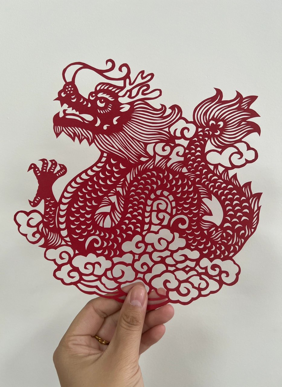 龙年剪纸94(五)