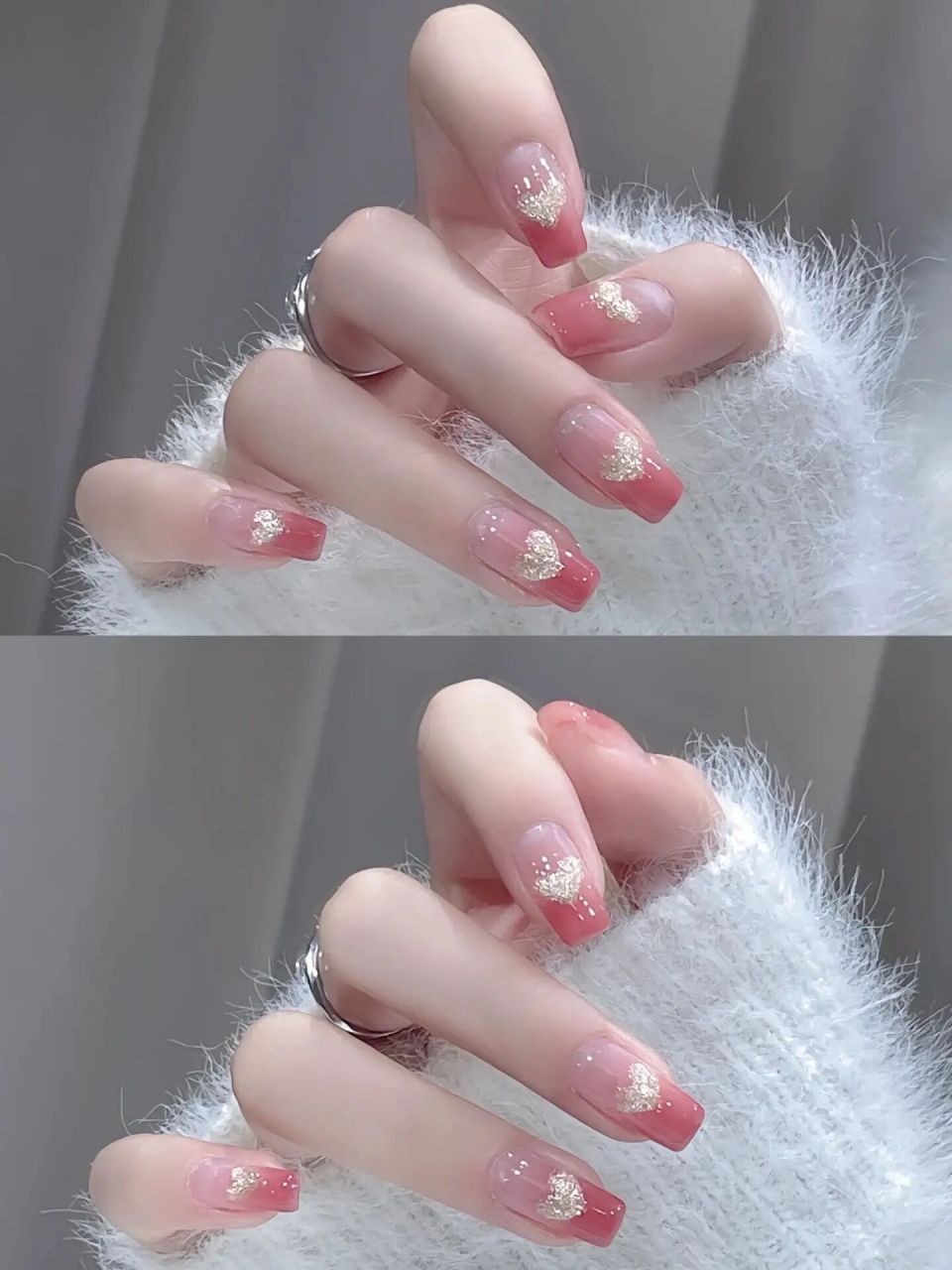 春夏中长款温柔美甲合集,好爱⁉️ 修饰手型,温柔显白系列!